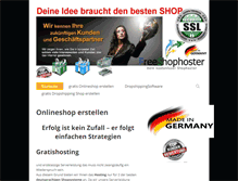 Tablet Screenshot of freeshophoster.de